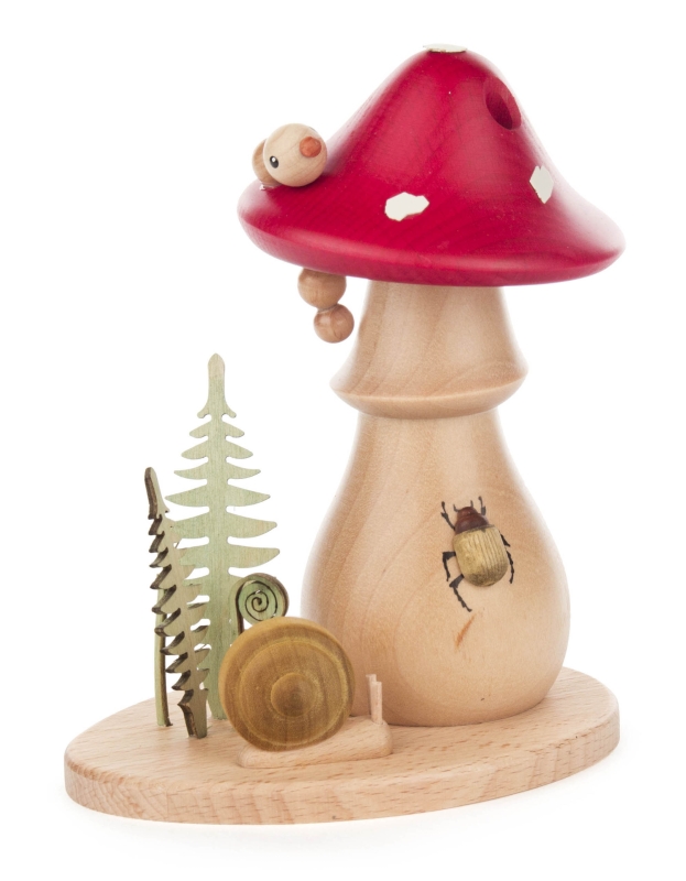 Dregeno Räucherpilz "Fliegenpilz" aus dem Erzgebirge